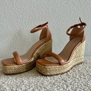 Stuart Weitzman Espadrille Wedge Shoes